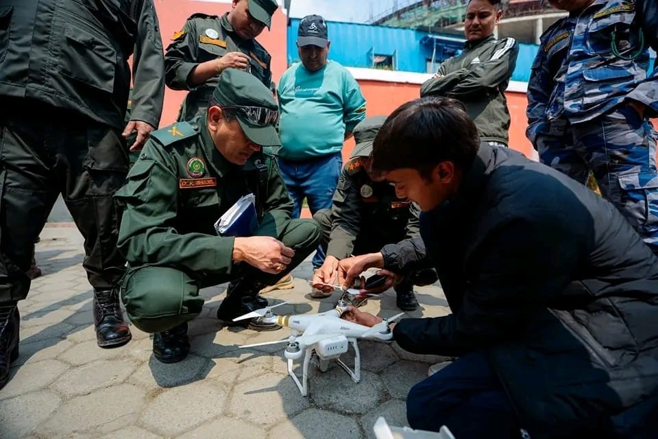 Fire Fighting Drone Metropolitan Police